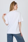 Beyaz Ayı Baskılı Oversize Tişört 6559