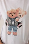 Beyaz Bts Baskı Tişört 300