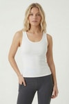 Beyaz Halter Yaka Atlet 5061