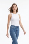 Beyaz Halter Yaka Atlet 512