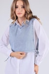 Beyaz Kot Bolerolu Tunik 3447