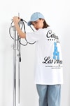 Beyaz LA  Baskılı California Yazılı Oversize Tişört 5197