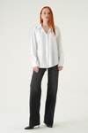 Beyaz Oversize Gömlek 2893