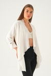Beyaz Salaş Kimono 1076