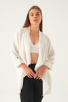 Beyaz Salaş Kimono 1076