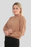 Bisküvi Balıkçı Yaka Basic Kazak 4225