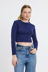 Bluz-Bisiklet Yaka Bluz 2132 Laci -rulem