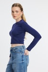 Bluz-Bisiklet Yaka Bluz 2132 Laci -rulem