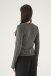 Bluz-Bisiklet Yaka Bluz 8268A Antrasit -rulem