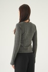 Bluz-Bisiklet Yaka Bluz 8268A Antrasit -rulem