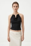 Bluz-Boyun Halka Detay Bluz 2769 Siyah -rulem