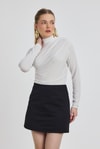 Bluz-Büzgü Detay Sandy Bluz 20059 Beyaz -rulem