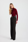 Bluz-Büzgü Detay Sandy Bluz 20059 Bordo -rulem