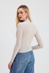 Bluz-Büzgü Detay Sandy Bluz 20059 Taş -rulem