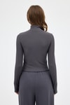 Bluz-Füme Yarım Balıkçı Yaka Fermuarlı Body 2447-rulem