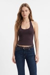 Bluz-Halter Yaka Bluz 2735 Kahve -rulem