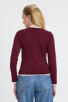 Bluz-Ribana Detay Uzun Kollu Bluz 3011 Bordo -rulem