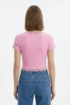 Bluz-V Yaka Dantelli Bluz 2304 Pembe -rulem
