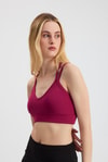 Bordo Arka Çapraz Büstiyer 3005