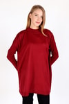 Bordo Balıkçı Yaka Tunik 5315