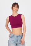 Bordo Bisiklet Yaka Crop Atlet 9189M