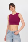 Bordo Bisiklet Yaka Crop Atlet 9189M