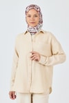 Bordo Desenli Eşarp 3005