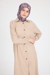 Bordo Etnik Desenli Eşarp 3013