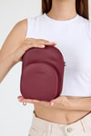 Bordo Ön Cepli Mini Çarpraz Askılı Çanta 384