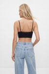 Bralet-Dantelli Pedli Balensiz Bralet 9055 Siyah -rulem