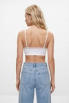 Bralet-Dantelli Pedli Balensiz Bralet 9055 Beyaz -rulem