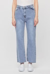 Buzkar 12032 Paçası Kesik Straight Jean