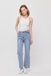 Buzkar 12032 Paçası Kesik Straight Jean