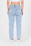 Buzkar Fiyonk İşlemeli Boyfriend Jean 2229
