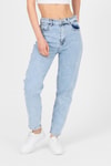 Buzkar Fiyonk İşlemeli Boyfriend Jean 2229