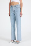 Buzkar Geometrik Taşlı Straight Jean 3330