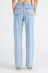 Buzkar Geometrik Taşlı Straight Jean 3330