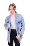 Buzkar Yıldız Taşlı Jean Ceket 9064