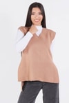 Camel Bağlamalı Süveter 614