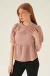 Camel Bisiklet Yaka Bluz 4106
