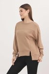 Camel Bisiklet Yaka Parçalı Oysho Sweat 3000