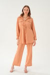 Camel Cep Detay Pantolon Takım 4045A