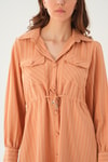 Camel Cep Detay Pantolon Takım 4045A
