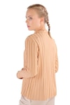 Camel Fermuar Detay Fitilli Kazak 24199