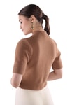 Camel Kısa Kol Boğazlı Kazak 24291