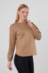 Camel Oval Kesim Oysho Sweat 3007