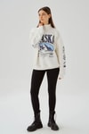 Ekru Alaska Baskı Sweat 3610