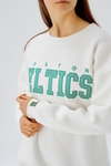 Ekru Boston Baskı Detay Sweat 3536