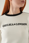 Ekru Chelsea London Baskılı Badi 8341A