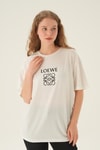 Ekru Loewe Baskı Tişört 21552